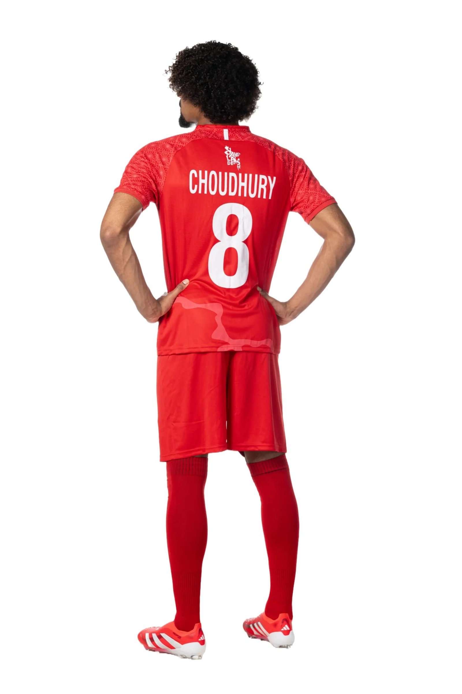 Bangladesh National Official BFF Away Red Jersey – Player Version (Half Sleeve) - Image 4