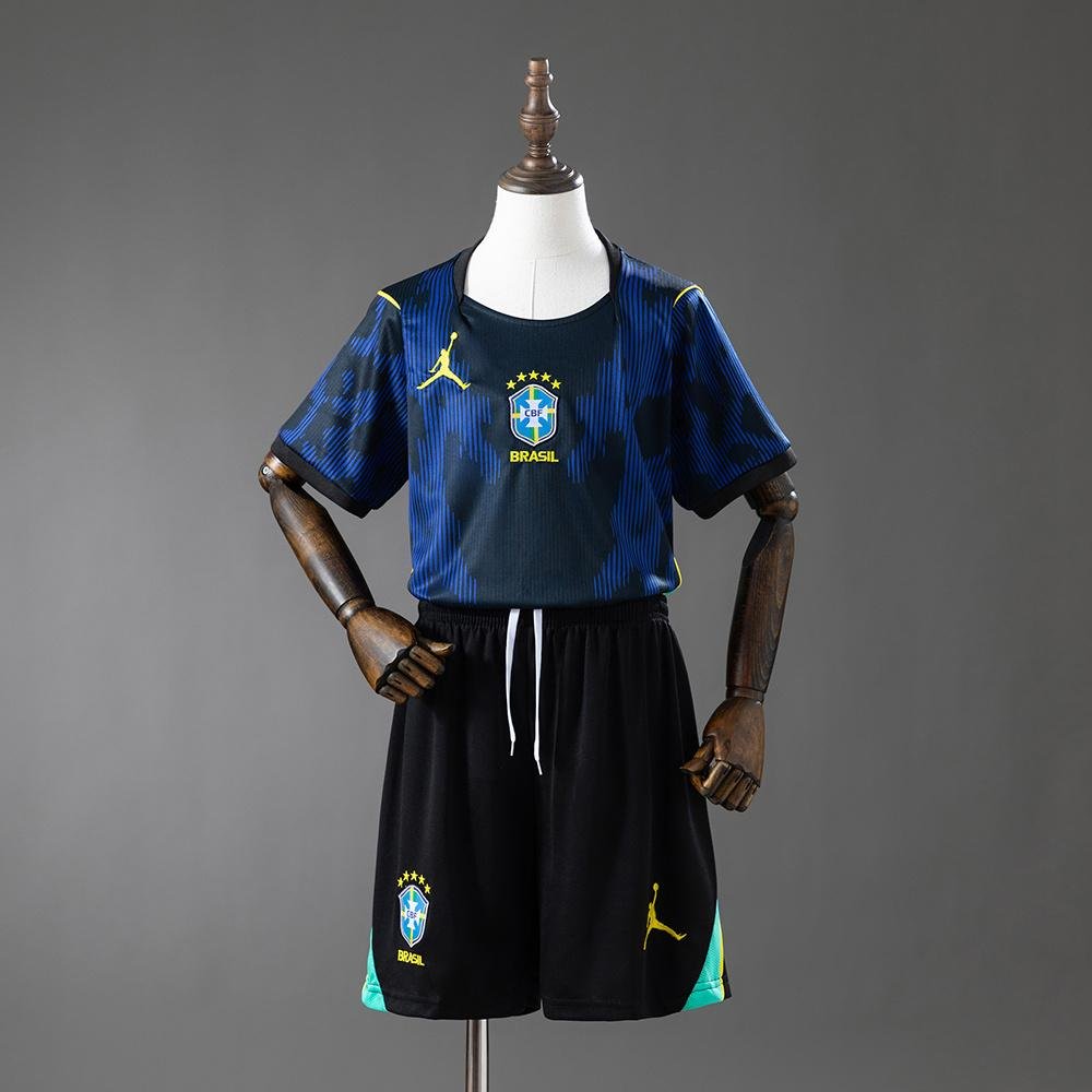 Brazil Away Kids Jersey WC 26