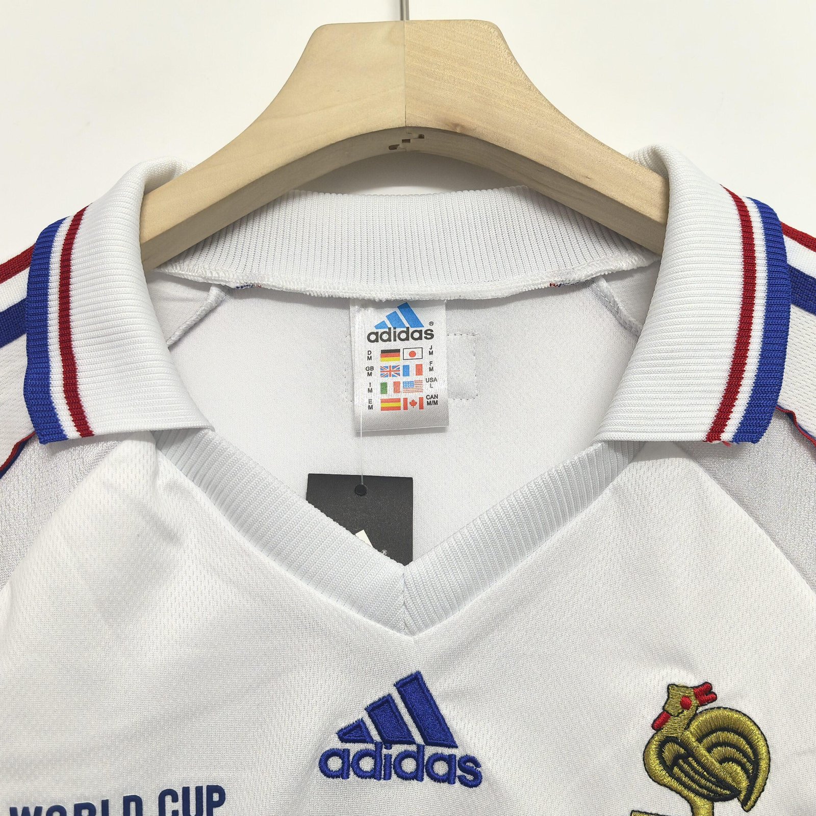 France 1998 Away Kit (Half Sleeve) - Retro Jersey - Image 3