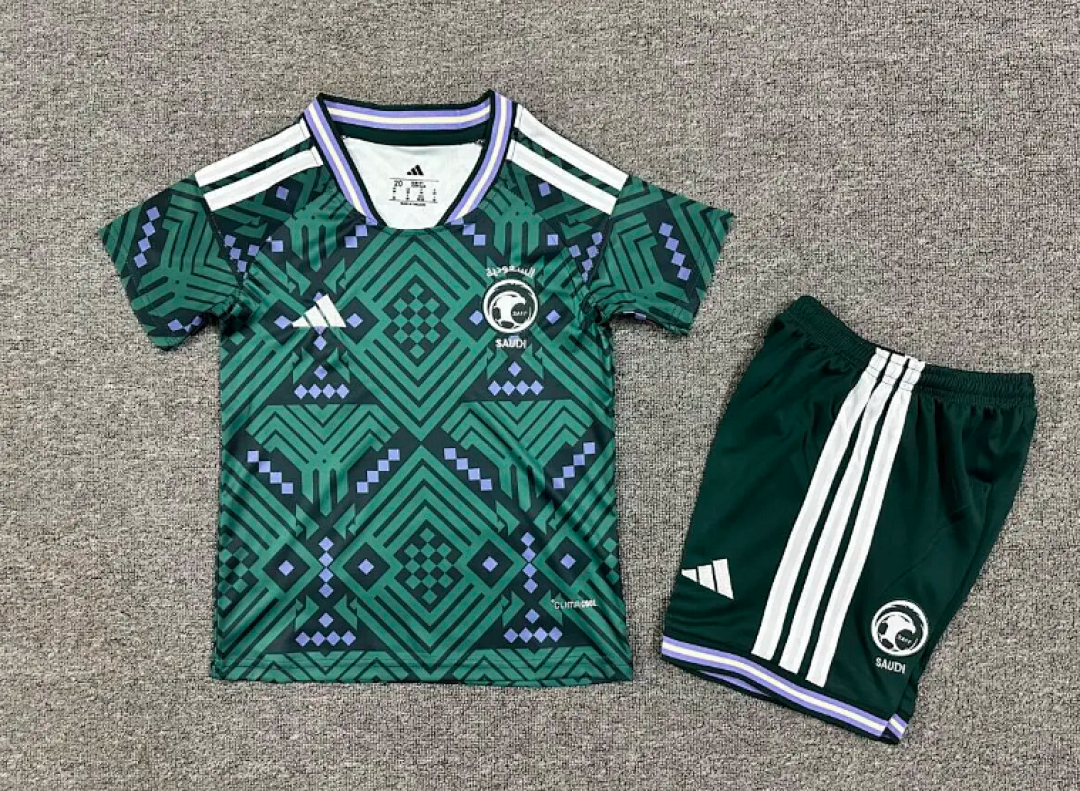 Saudi 2026 World Cup Home Kids Jersey