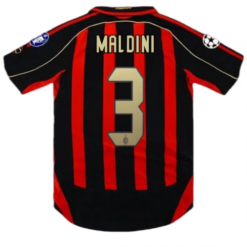 Maldini 3 AC Milan 06-07 Home Jersey