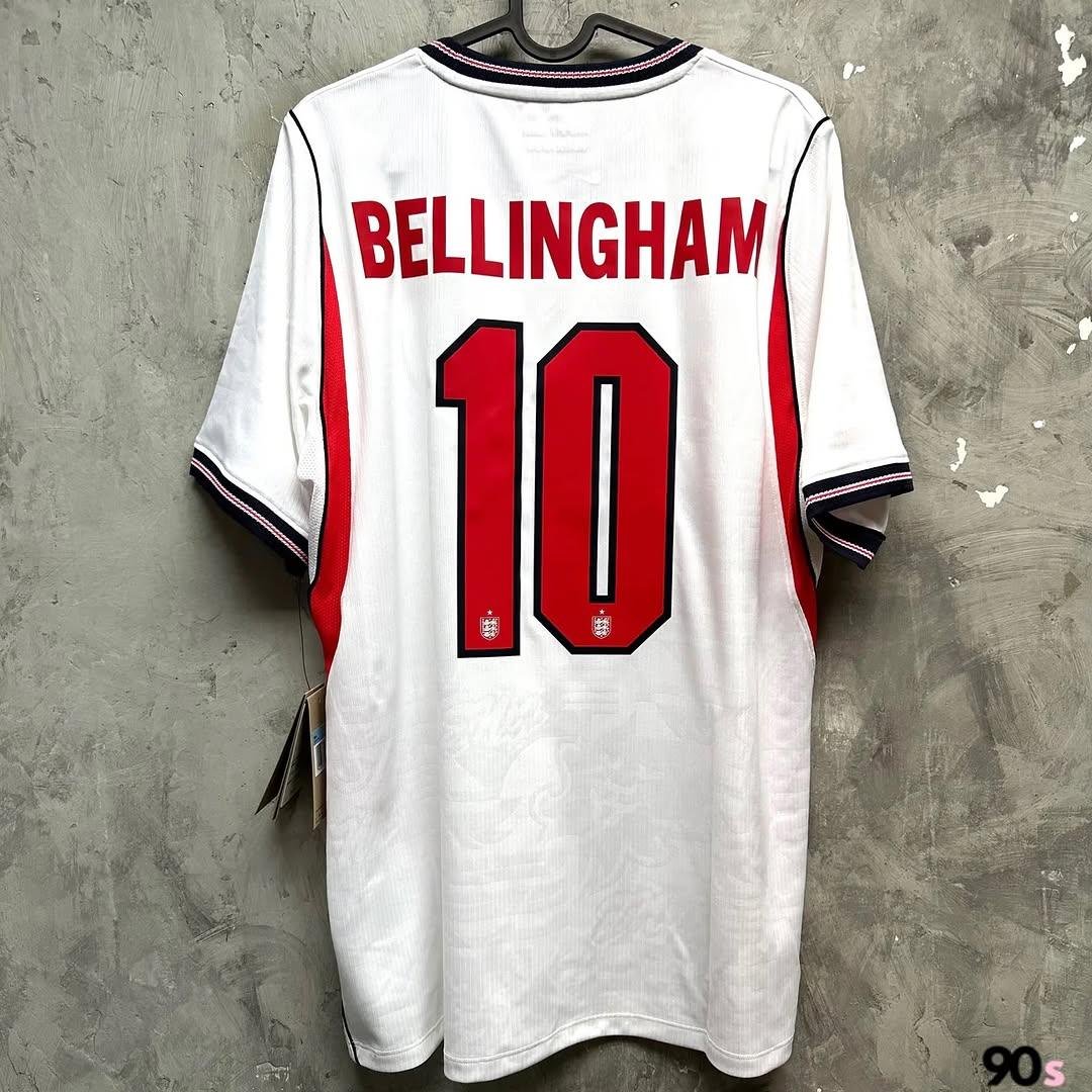 BELLINGHAM 10 England Home Jersey – Player Version (Half Sleeve) - Image 5